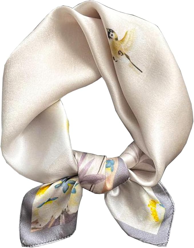 Neck Scarf For Womens Silky Head Scarves Hair Bandanas Square Scarf Fashion Accessories lightweight
