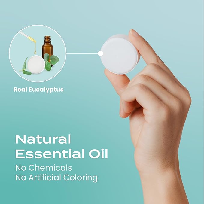 Body Restore Shower Steamers Aromatherapy 15 Pack – Valentines Day Gifts for Her and Him, Birthday Gifts for Women and Men, Relaxation, Stress Relief, Self Care – Eucalyptus