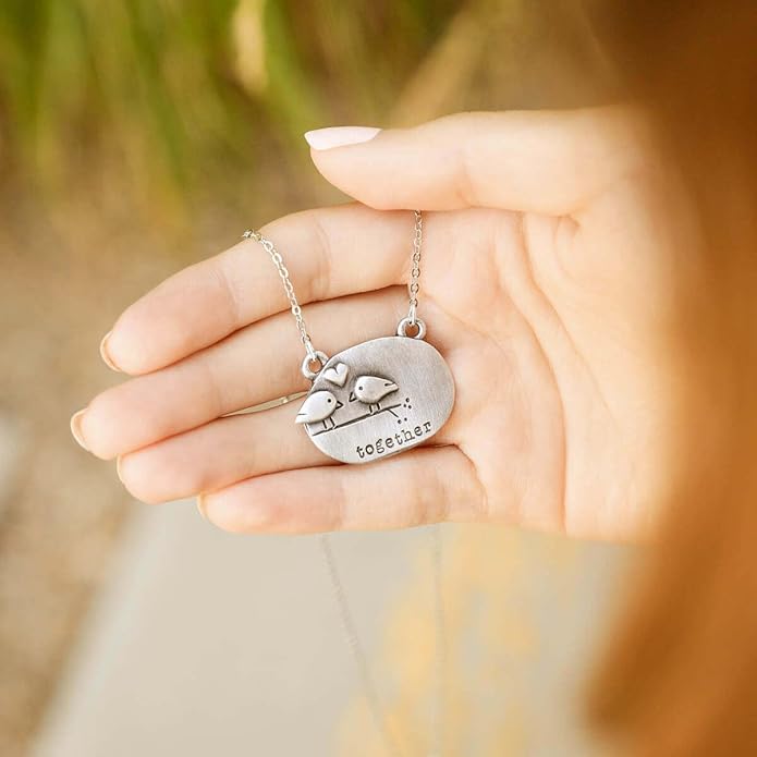 LISA LEONARD DESIGNS Pewter Pendant Necklace Minimalist Jewelry Necklaces For Women Gift For Her Dainty Necklaces