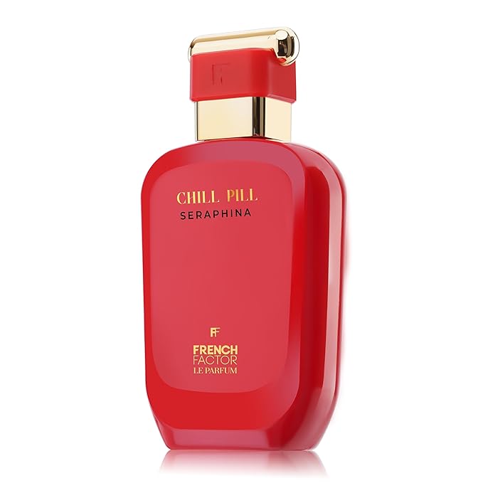 French Factor Chillpill Seraphina Women’s Perfume – Premium Long-Lasting Eau de Parfum, 100ml (3.3 fl oz) – Elegant Floral Fruity Fragrance for All-Day Wear