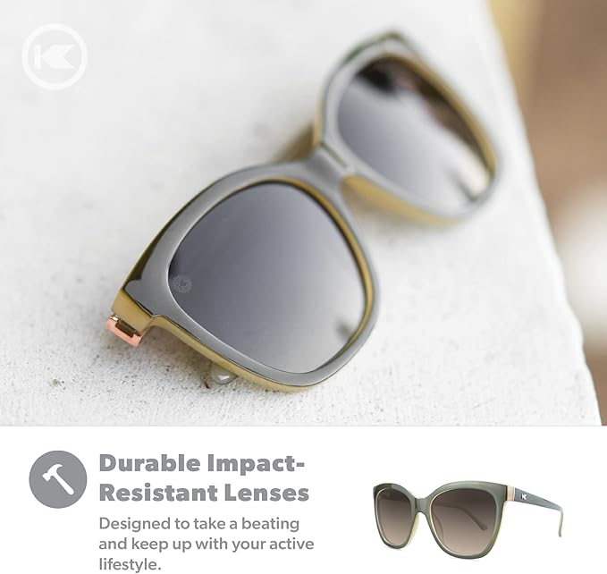 Knockaround Deja Views Polarized Sunglasses for Women & Men - Trendy Sunglasses - UV400 Protection