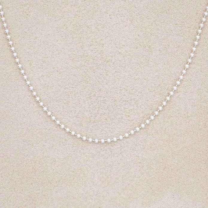 LISA LEONARD DESIGNS Sterling Silver/Gold Filled Ball Chain and Link Chains, Chains for Personalized Pendants Jewelry Gift for Women Men Elegant Accessory