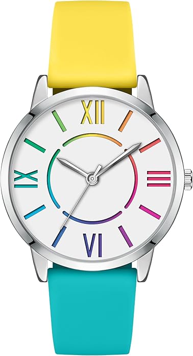 Bisley Women Watch Colorful Dial Easy to Read Waterproof Watch