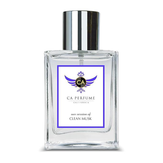 CA Perfume Impression of Clean Musk Unisex Musk Fragrance Long Lasting Eau De Parfum Eau De Parfum 1.7 Fl Oz 50ml