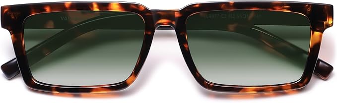 VANLINKER Retro Rectangular Polarized Sunglasses for Women Men Trendy Small Chic 80s 90s Square Sun Glasses VL9877