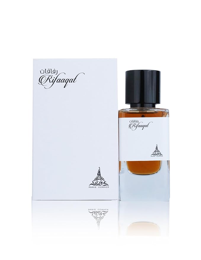 Paris Corner | Rifaaqat Unisex EDP 2.8 Fl Oz | A Captivating Blend of Elemi, Pink Pepper, and Vanilla with Smoky Leather Notes | Sophisticated and Alluring Vanilla Perfume Experience
