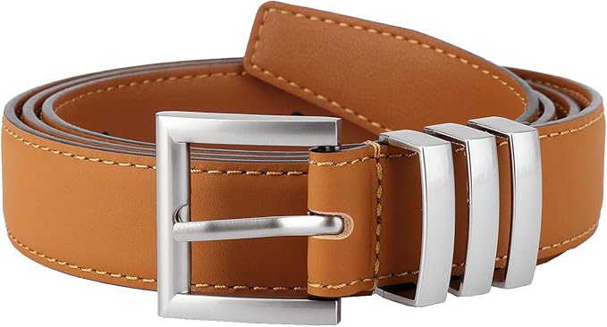 TINIDI Women Genuine Leather Belt for Jeans Pants Dress Fashion Ladies Waist Belt with Gold Buckle