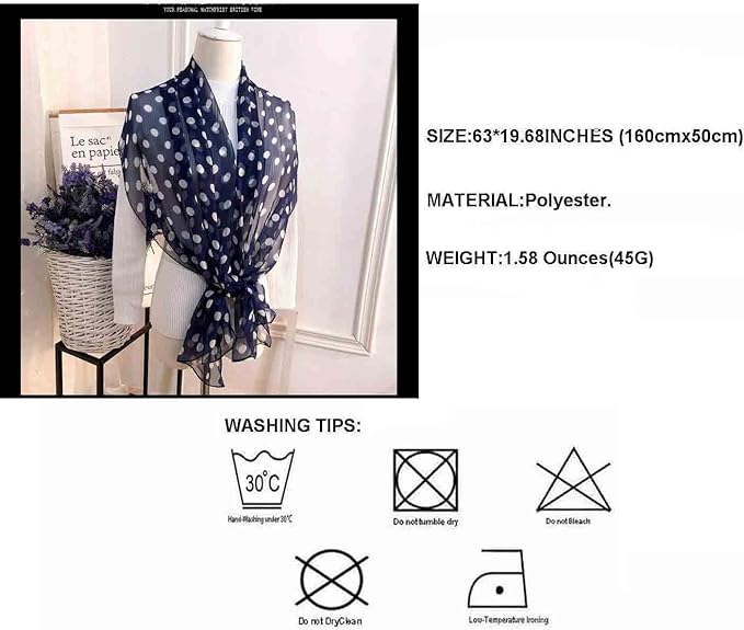 Pokeedioty Scarfs for Women Lightweight Fashion Scarves Elegant Floral Pattern Sheer Scarfs Sunscreen Shawls Wraps