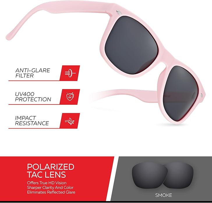 Retro Rewind Polarized Sunglasses for Men and Women - UV Protection Classic Sun Glasses