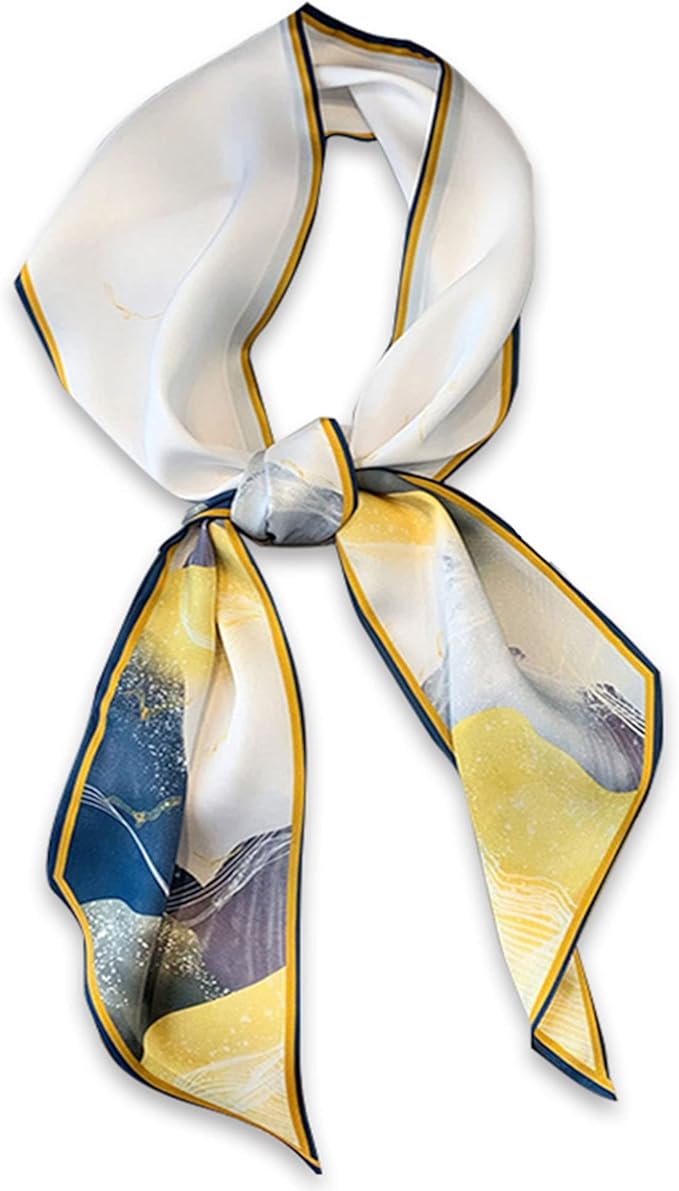 Purse Scarf For Handbags Head Scarves For Women's Hair Bags Scarfs Long Skinny Scarves Fashion Silky