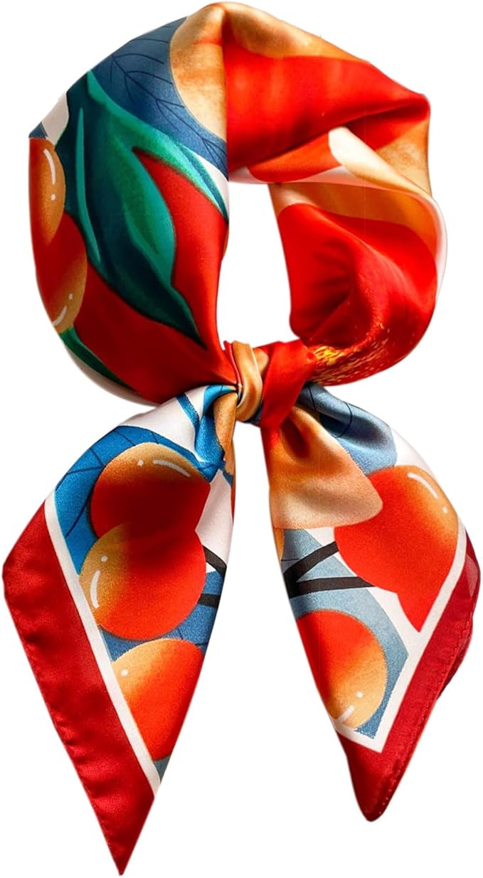 Satin Bandanas Head Scarf For Women Hair Scarves Accessories Lightweight Fashion Wrap Neck Silk Sleeping Headscarf