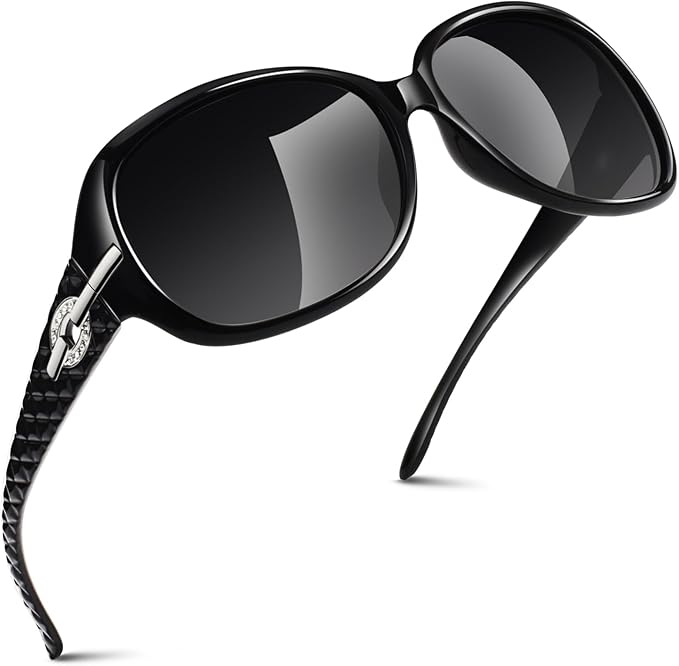 Sunier Sunglasses Womens Polarized Trendy Oversized Sun Glasses Fashion Ladies Shades 100% UV400 Protection S85