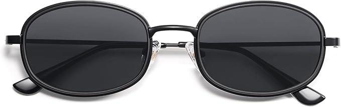 Retro Oval Sunglasses for Women Men Trendy Large Round Y2k Sunnies AP3681