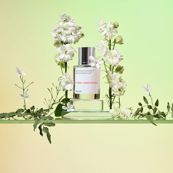 Dossier - Floral Honeysuckle - Eau de Parfum - Inspired by G.Bloom - Perfume Luxury - Pure Infused - Paraben-Free - Vegan - For Women - Fragrance 1.7 oz (Spray 50ml)