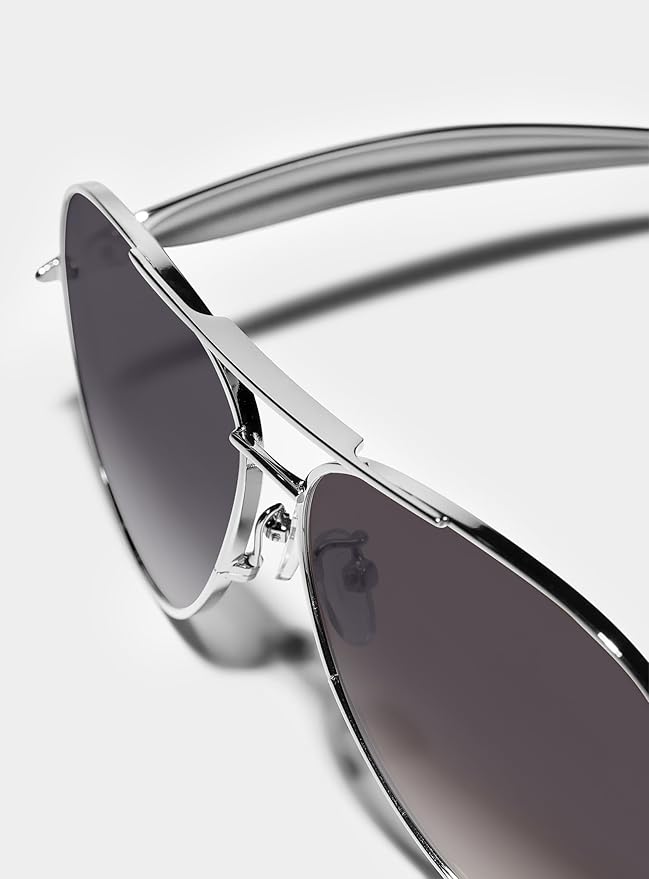 Retro Gold Aviator Sunglasses for Women Men, 2025 Metal Oversized 70s Aviators Sun Glasses