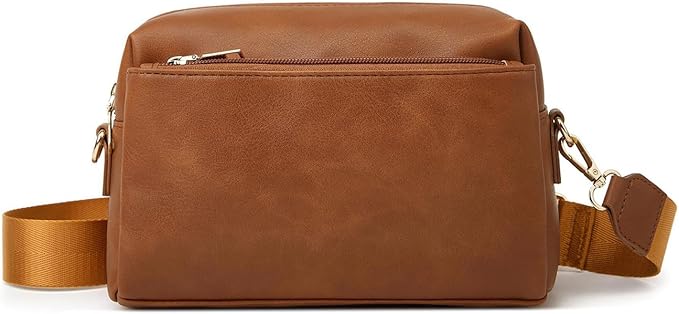 SENDEFN Leather Crossbody Bag for Women Small Clutch Purses Crossbody Shoulder Handbag Wallet Purses RIFD Card Slots