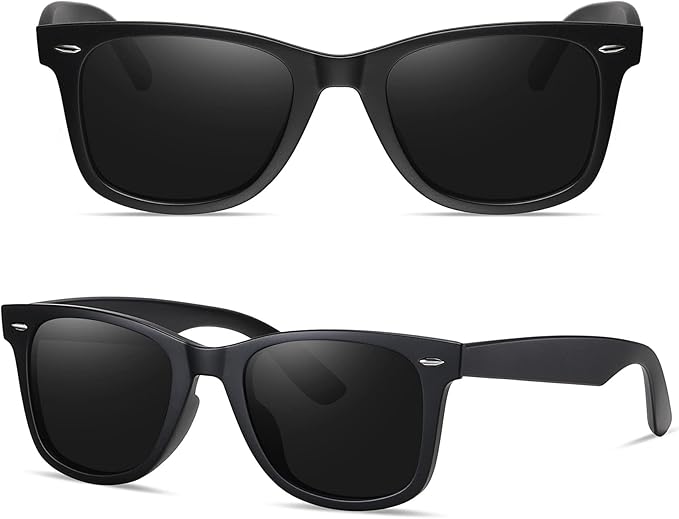 MEETSUN Polarized Sunglasses for Women Men Classic Retro Square Frame Driving Sun Glasses UV Protection