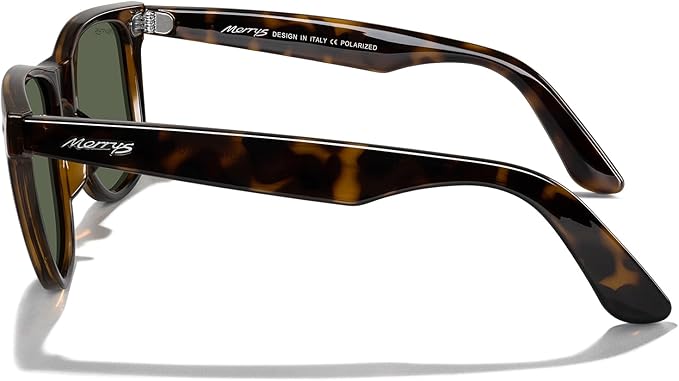 MERRY'S Classic Square Shape Polarized Sunglasses for Womens Mens Retro Designer UV400 Sun Glasses S6140