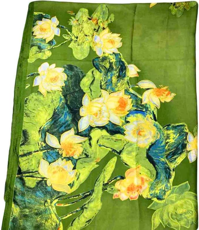 Xyueanlo Scarfs for Women Lightweight Scarves Fashion Print Floral Pattern Scarf Shawls