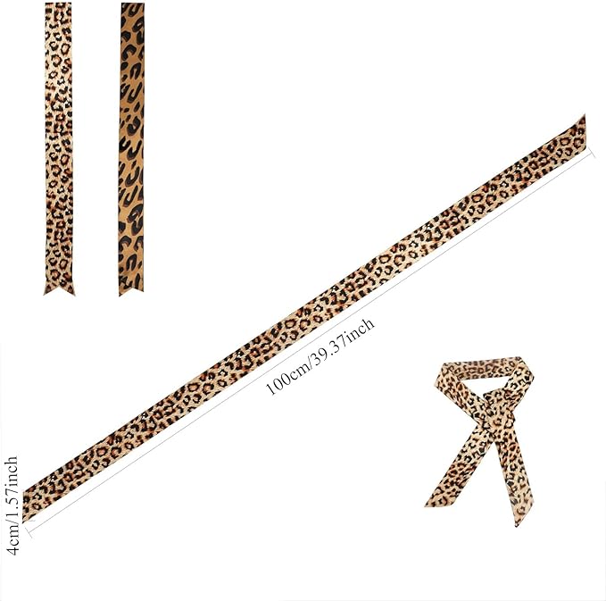 Purse Scarf for Women, Multifunctional Skinny Scarf for Bags Hair Neck Fashion Accessories