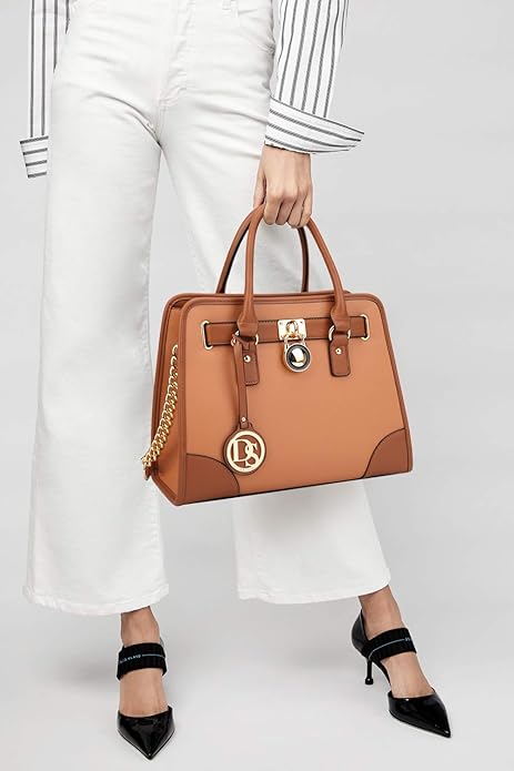 Dasein Women Handbags Top Handle Satchel Purse Shoulder Bag Hobo Bag Work Bag Set 2pcs