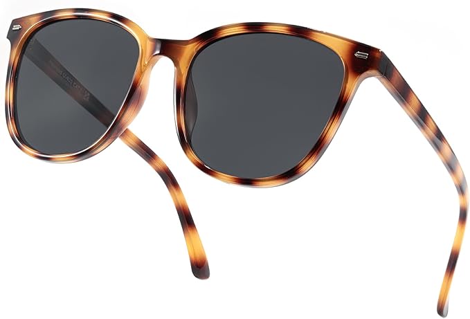 Myiaur Polarized Sunglasses for Women, Square Mirrored Trendy Shades with UV Protection Reduce Glare Sun Glasses