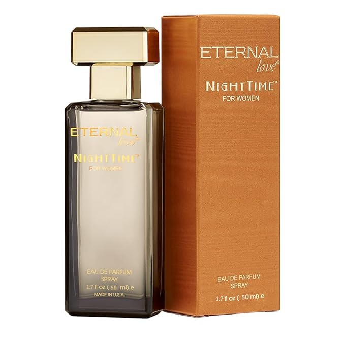 Eternal Love Nighttime for Women - Long Lasting Eau de Parfum Spray - Romantic Big Floral Fragrance with Rose & Jasmine - Warm Sophisticated Scent - 1.7oz