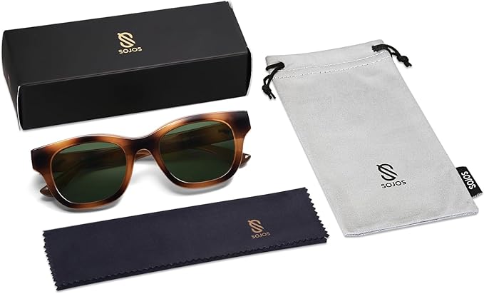 SOJOS Polarized Sunglasses womens men Trendy Small Designer Shades SJ2289
