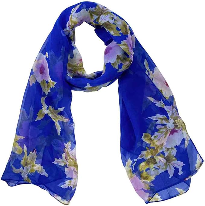 Xyueanlo Scarfs for Women Lightweight Scarves Fashion Print Floral Pattern Scarf Shawls
