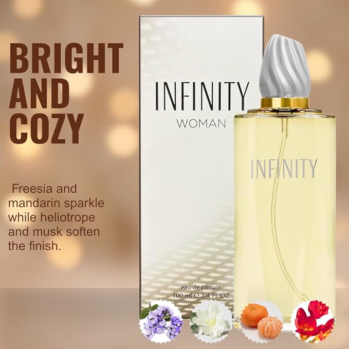 Perfume for Women - INSPIRED by A WORLD RENOWED WOMEN'S PERFUME – Freesia, Violet, Musk, Sandalwood – Floral, Fresh, Soft, Long-Lasting Eau De Parfum 100ml (3.4 fl oz)