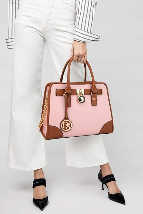 Dasein Women Handbags Top Handle Satchel Purse Shoulder Bag Hobo Bag Work Bag Set 2pcs