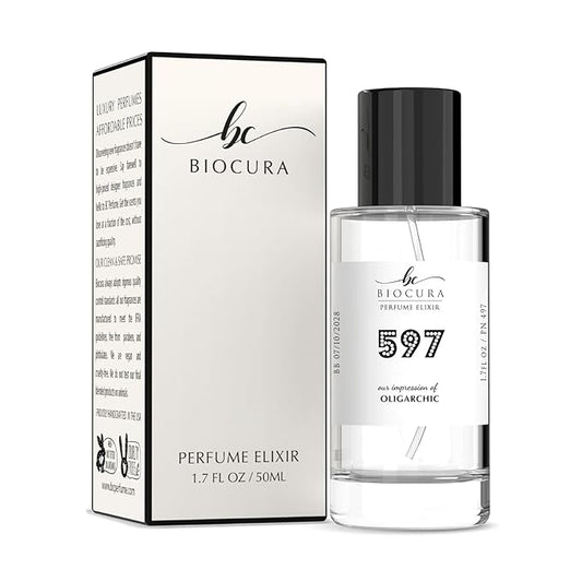 BC Perfume 597 Inspired by RojDor Oligarchic For Men Replica Fragrance Dupes Eau de Parfum Spray Bottle 1.7 Fl Oz/50ml-X1