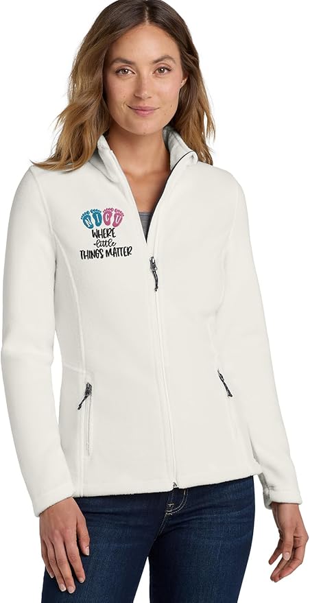 INK STITCH Women L217 Custom Stitching Embroidery Fleece Jackets - Multicolors