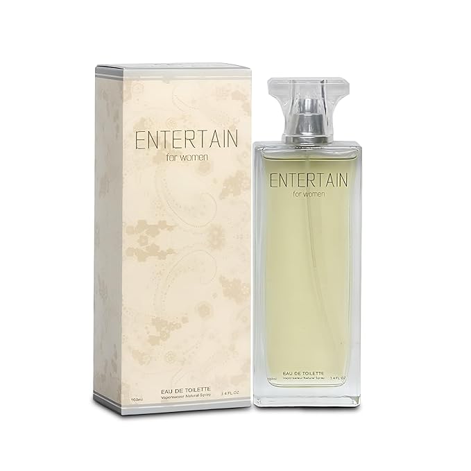 Entertain Women's Eau De Parfum - Sophisticated Floral Scent, Long-Lasting Fragrance, 3.4 Fl Oz (100 Ml)