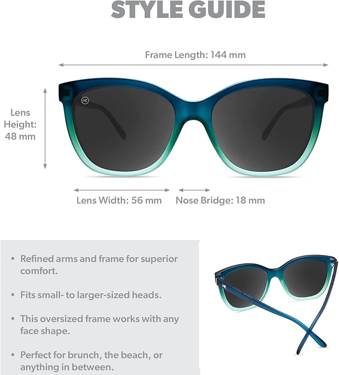 Knockaround Deja Views Polarized Sunglasses for Women & Men - Trendy Sunglasses - UV400 Protection
