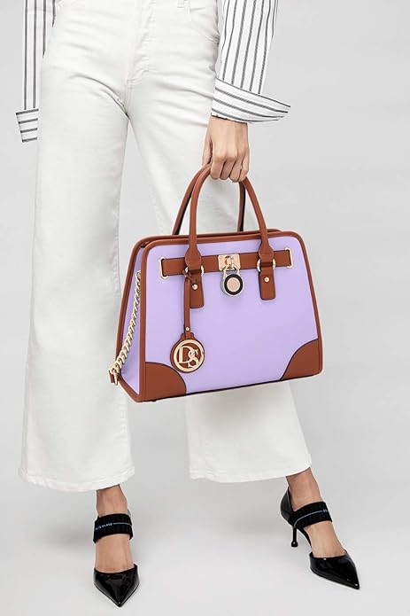 Dasein Women Handbags Top Handle Satchel Purse Shoulder Bag Hobo Bag Work Bag Set 2pcs