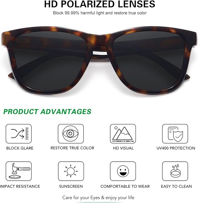 MEETSUN Polarized Sunglasses for Women Men Trendy Classic Retro Designer Style