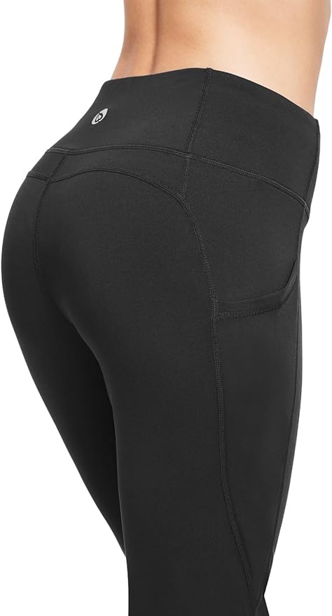 baleaf Winter Clothing Women Leggings Fleece Lined Tights Thermal Warm Thick Cold Weather Gear 1 Pockets