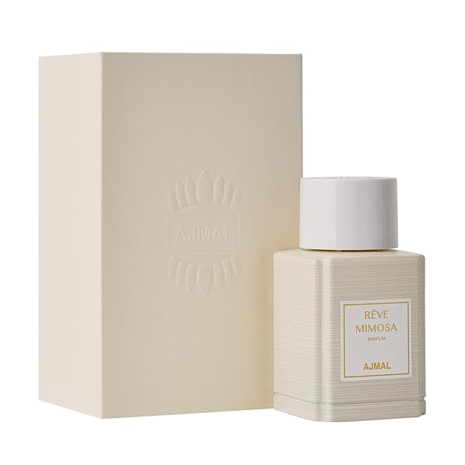 Ajmal Oud Marquis Rêve Mimosa Eau de Parfum for Women – 3.4 fl oz / 100 ml | Luxury Premium Floral Musk Perfume | Long Lasting French Fragrance | Made in France & Crafted in Dubai | Exclusive for USA