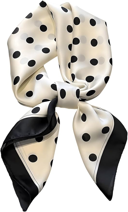 Dailyacc Hair Bandanas Scarf For Women Lightweight Fashion Neck Silk Satin Head Scarves For Sleeping Handbags Scarf