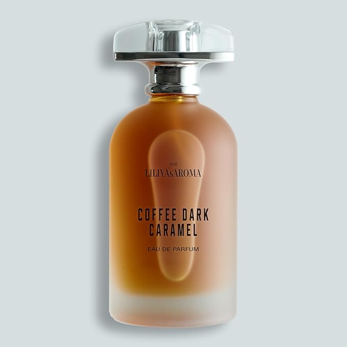Liliya's Aroma Coffee Dark - Caramel Luxurious Eau de Parfum Long-Lasting Fragrance for Men 3.4 Fl Oz