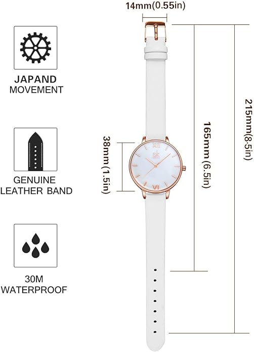 SHENGKE Simplicity Creative Women Watch Genuine Leather Elegant Women Watches Ladies Business Wristwatch