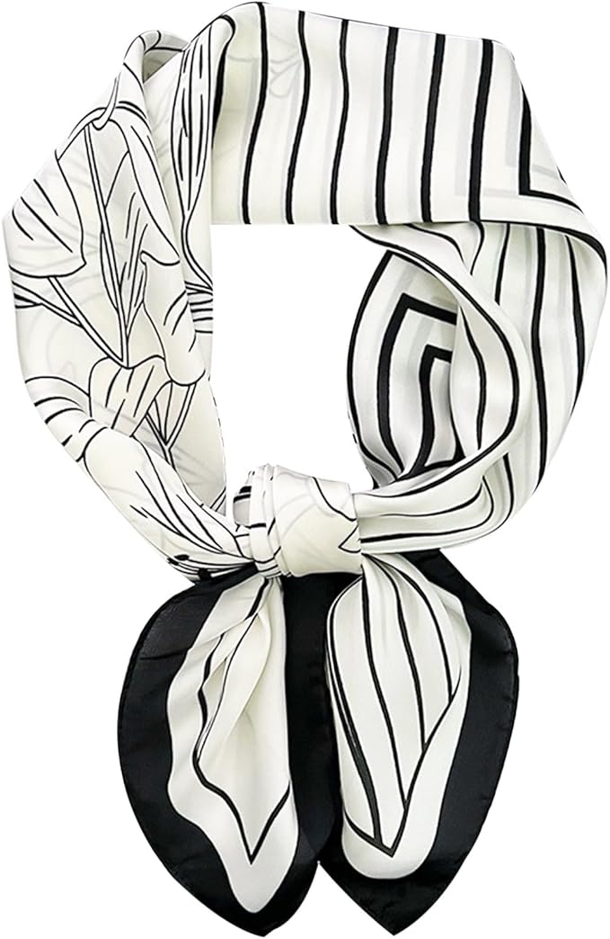 Satin Bandanas Head Scarf For Women Hair Scarves Accessories Lightweight Fashion Wrap Neck Silk Sleeping Headscarf