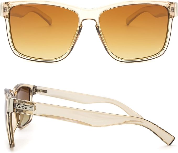 ANDOILT Sport Polarized Square Sunglasses