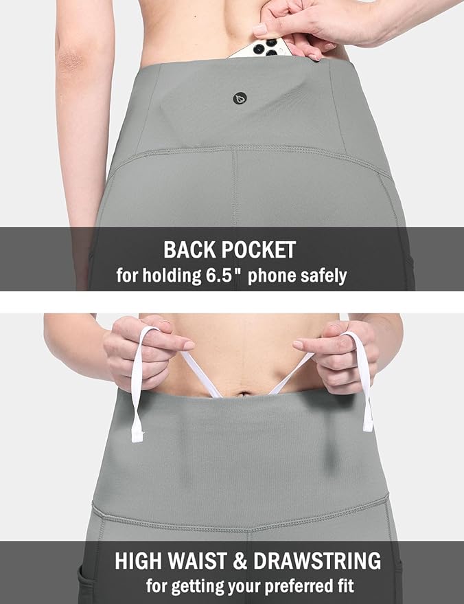 baleaf Winter Clothing Women Leggings Fleece Lined Tights Thermal Warm Thick Cold Weather Gear 1 Pockets