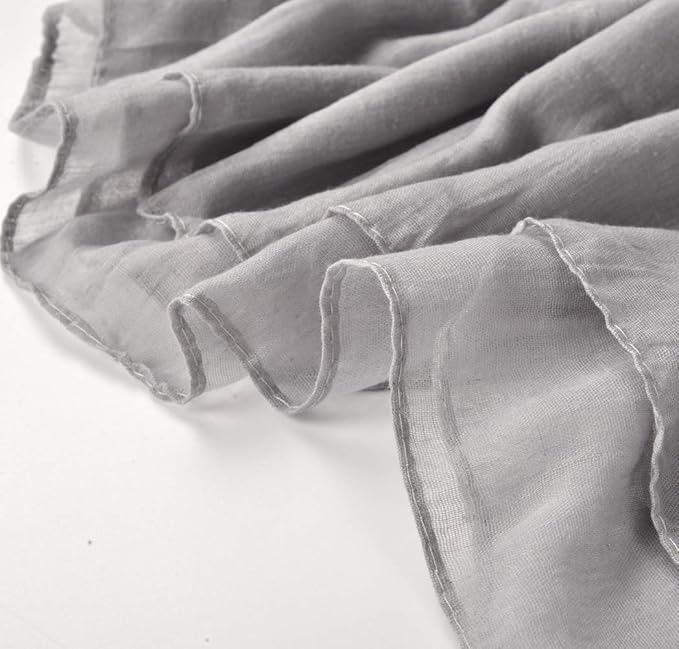woogwin Women's Cotton Scarves Lady Light Soft Fashion Solid Scarf Wrap Shawl