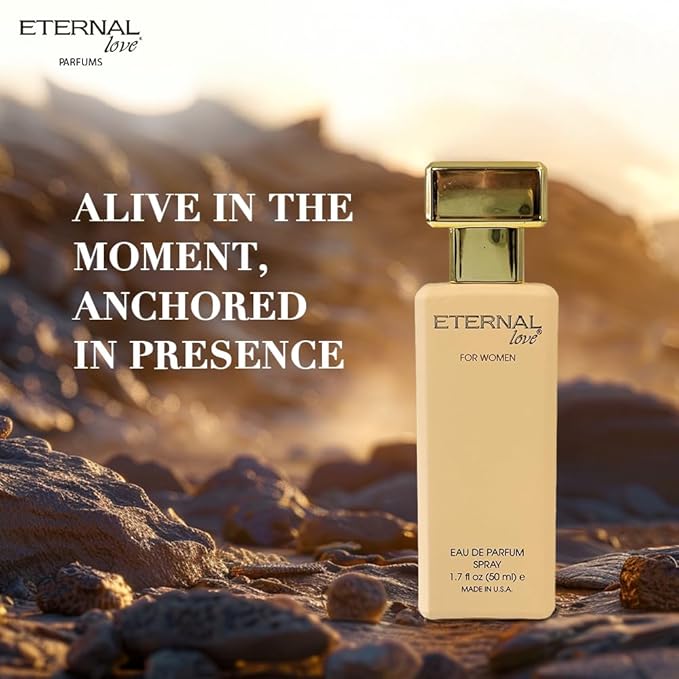 Eternal Love for Women - Long Lasting Eau de Parfum Spray - Premium Floral Fragrance with Peach & Sandalwood - Soft Feminine Scent - 1.7oz