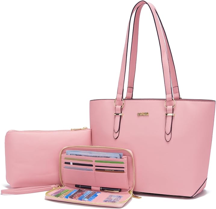 Purses And Wallets Set For Women Work Tote Satchel Handbags Shoulder Bag Top Handle Totes Purse With Matching Wallet