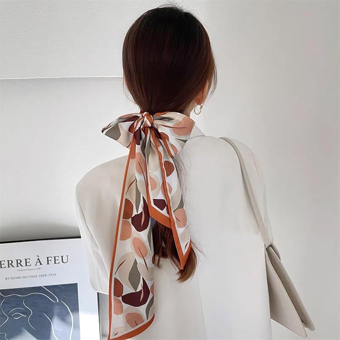 Hair Scarf for Women Silky Satin Headscarf Neck Scarves for Handbag Accessory