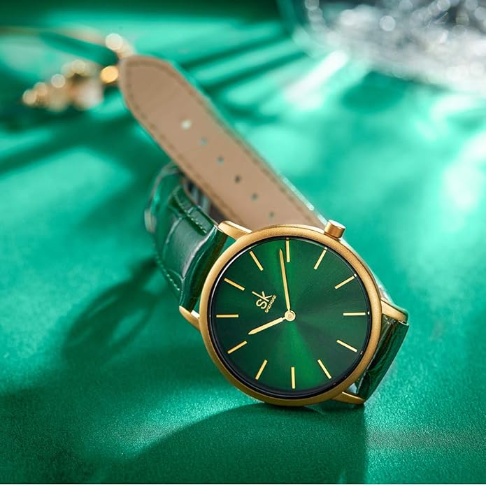 SHENGKE Simplicity Creative Women Watch Genuine Leather Elegant Women Watches Ladies Business Wristwatch